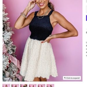 Own The Evening Smocked Velvet Mini Dress